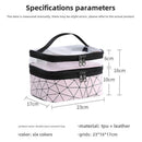 Axyaa Waterproof PVC Cosmetic Bag & Travel Toiletries Organizer