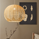 Axyaa Bamboo Pendant Lights: Zen Japanese Style for Home Decor & Ambiance
