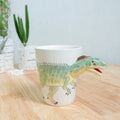 Axyaa Dinosaur Ceramic Coffee Cup - 3D Animal Shape - Office Home Decor & Gift