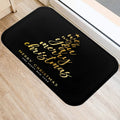 Axyaa Christmas New Year Home Entrance Non-Slip Floor Mat