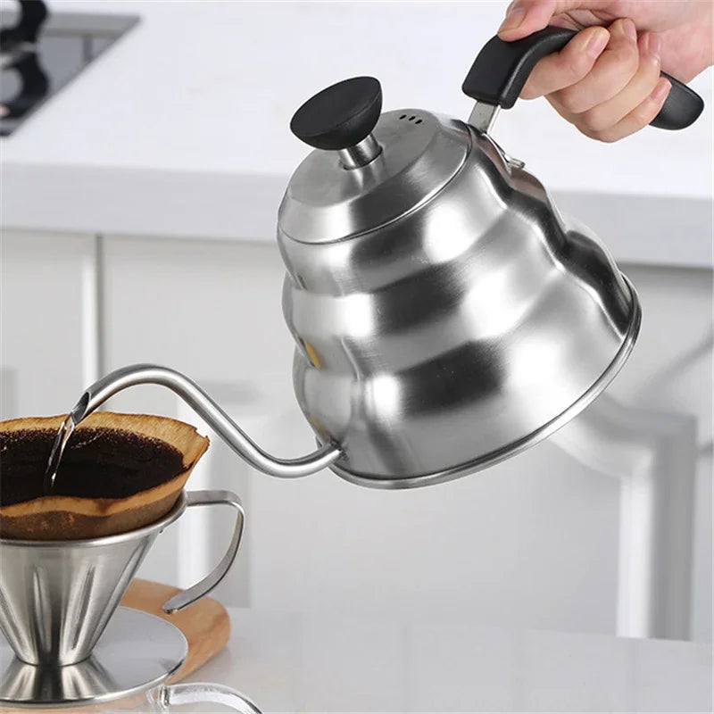 Axya Stainless Steel Drip Kettle with Long Beak for Hand-Brewed Coffee