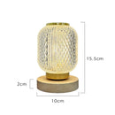 Axyaa Crystal LED Table Lamp, Stepless Dimming, USB Charging, Touch Switch, Remote Control