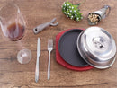 Axya Stainless Steel Sushi Steak Lid Cover Pan Stove Kitchen Cookware