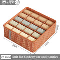 Axyaa Clothing Storage Box Set for Drawer Organization