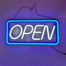 Axyaa LED Open Light Sign for Store Shop Board Bright Hanging Neon Business Bar