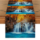 Autumn Maple Table Runner for Dining & Kitchen Decor by Axyaa