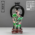 Axyaa Classic Jingdezhen Ceramic Vase with Base for Home Decor