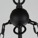Axyaa Retro Glass Bucket Pendant Light in Black/Rust for Dining Room Foyer, LED E14 ItemType Lighting Fixture