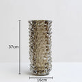 Axyaa Transparent Glass Vase Modern Desk Decoration For Flowers Arrangement