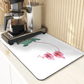Axyaa Diatomaceous Earth Silicone Dish Mat Set - Kitchen Drying Mats