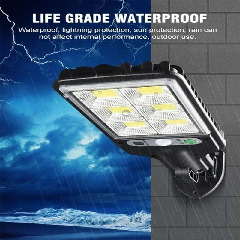 Axyaa Solar Motion Sensor Security Light for Outdoor Garden and Pathway