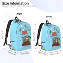 Axyaa Camping Backpack for Boys and Girls - Cartoon Dog Schoolbag Daypack