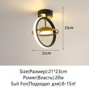 Axyaa Modern LED Ceiling Light for Home Porch Living Room Wall Balcony Lights