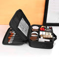 Axyaa Three-layer Waterproof Oxford Cosmetic Case for Makeup and Manicure Organization