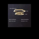 Axyaa Luxury Designer LED Chandelier for Elegant Interior Decor