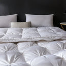 Axyaa 2024 Winter Down Quilt White Goose Down 120 Long-Staple Cotton Twisted Flower Quilt