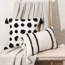 Boho Velvet Embroidery Cushion Cover by Axyaa