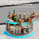 Axyaa 360 Rotating Spice Rack Organizer with Storage Bin