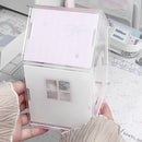 Axyaa Acrylic Dollhouse Storage & Pen Holder | Pink House Display Stand