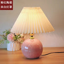 Axyaa Ceramic Desk Lamp Girl Bedroom Bedside Table Lamp Nordic Wedding Children's Room Gift