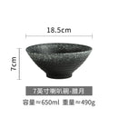 Axyaa Large Ramen Bowl, Japanese Style Ceramic Soup Bowl, Creative Tableware