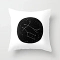 Axyaa Geometric Sunset Rainbow Pink Pillowcase