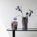Axyaa Large Opening Glass Vase: Luxury Art Decor for Creative Flower Arrangements