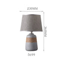 Axyaa Ceramic Bedside Lamp: Nordic Style, Eye-Friendly Night Light for Bedroom