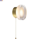Axyaa LED Acrylic Aluminum Wall Lamp Modern Nordic Bedroom Bedside Stair Light