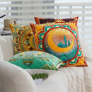 Axyaa Ramadan Moon Star Cushion Cover - 45x45cm