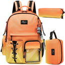 Axyaa Kids Backpack Set: Backpack, Lunch Box, Pencil Case - Ages 8-10 Boys/Girls
