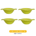 Axyaa Wave Shaped Salad Bowl Saucer, Cream Color, Dishwasher Safe