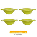 Axyaa Wave Salad Bowl Saucer - Creamy Color, Ins Style, Dishwasher Safe, Dessert Snack
