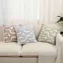 Axyaa Geometric Chenille Velvet Throw Pillowcase for Sofa Decoration
