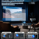 Axyaa 4K Android Projector 25000 Lumen Full HD 1080P Home Theater 3D Film WiFi