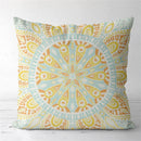 Axyaa Mysterious Pattern Flower Cushion Cover for Home Decor