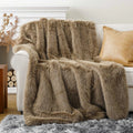 Axyaa Luxury Faux Fur Blanket for Bed Sofa Home Decor