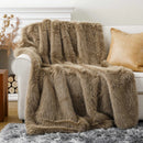 Axyaa Luxury Faux Fur Blanket for Bed Sofa Home Decor