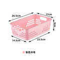 Axyaa 10-Piece Versatile Plastic Storage Baskets for Toys, Desk, Kitchen, and Bathroom