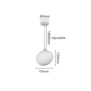 Axyaa Cobblestone Ceiling Chandelier Hanging Light Fixture for Villa Hotel Loft Stair Lighting