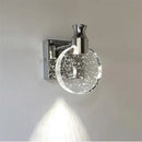 Axyaa Crystal LED Wall Sconce Light - Elegant Bedroom Aisle Corridor Lamp