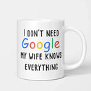 White Ceramic Mug - Axyaa Funny Gift Cup for Friends, Spouse; Humorous Quote Mug