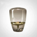 Axyaa Glass Table Lamp for Modern Home Decor and Office Lighting