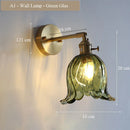 Axyaa Modern Glass Wall Lamp Sconce for Bedroom, Living Room, Corridor & Aisle