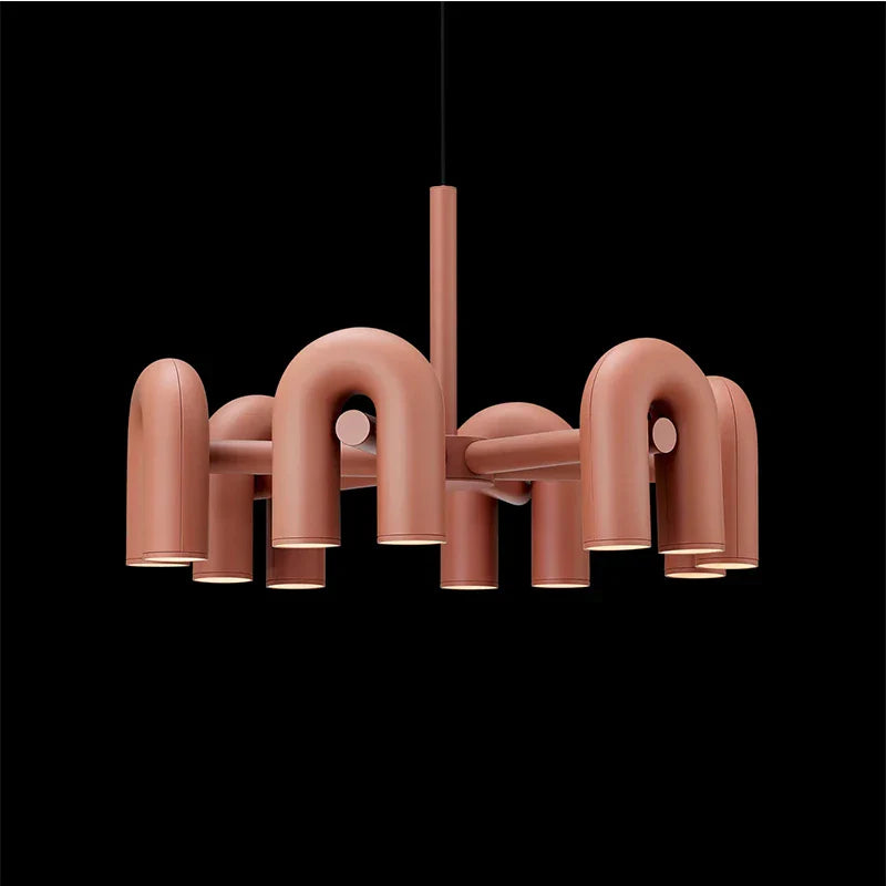 Axyaa Modern U-shaped Pendant Lamp for Living, Dining, Bedroom - Creative, Bauhaus-Inspired Design