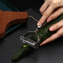 Axyaa Stainless Steel Vegetable Fruit Peeler Grater Knife - Kitchen Gadget
