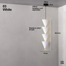 Axyaa Modern Long Line Chandelier Pendant Light for Bedroom