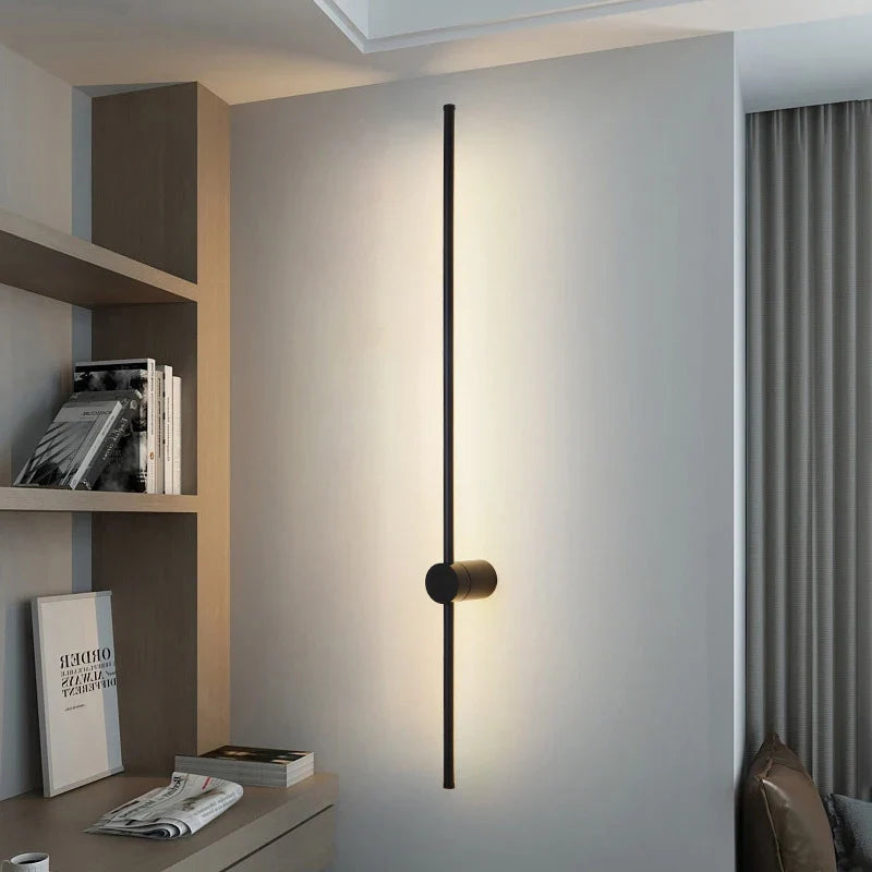 Axyaa Modern LED Wall Lamp for Home Decor - Gold Black