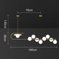 Axyaa Modern LED Pendant Chandeliers for Living and Dining Rooms