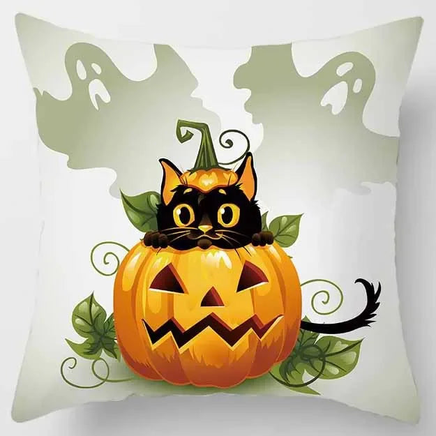 Cartoon Cat Pillowcase for Home Décor by Axyaa